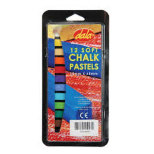 12 SOFT CHALK PASTELS