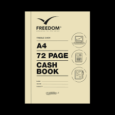 A4 72PG CASH BOOK