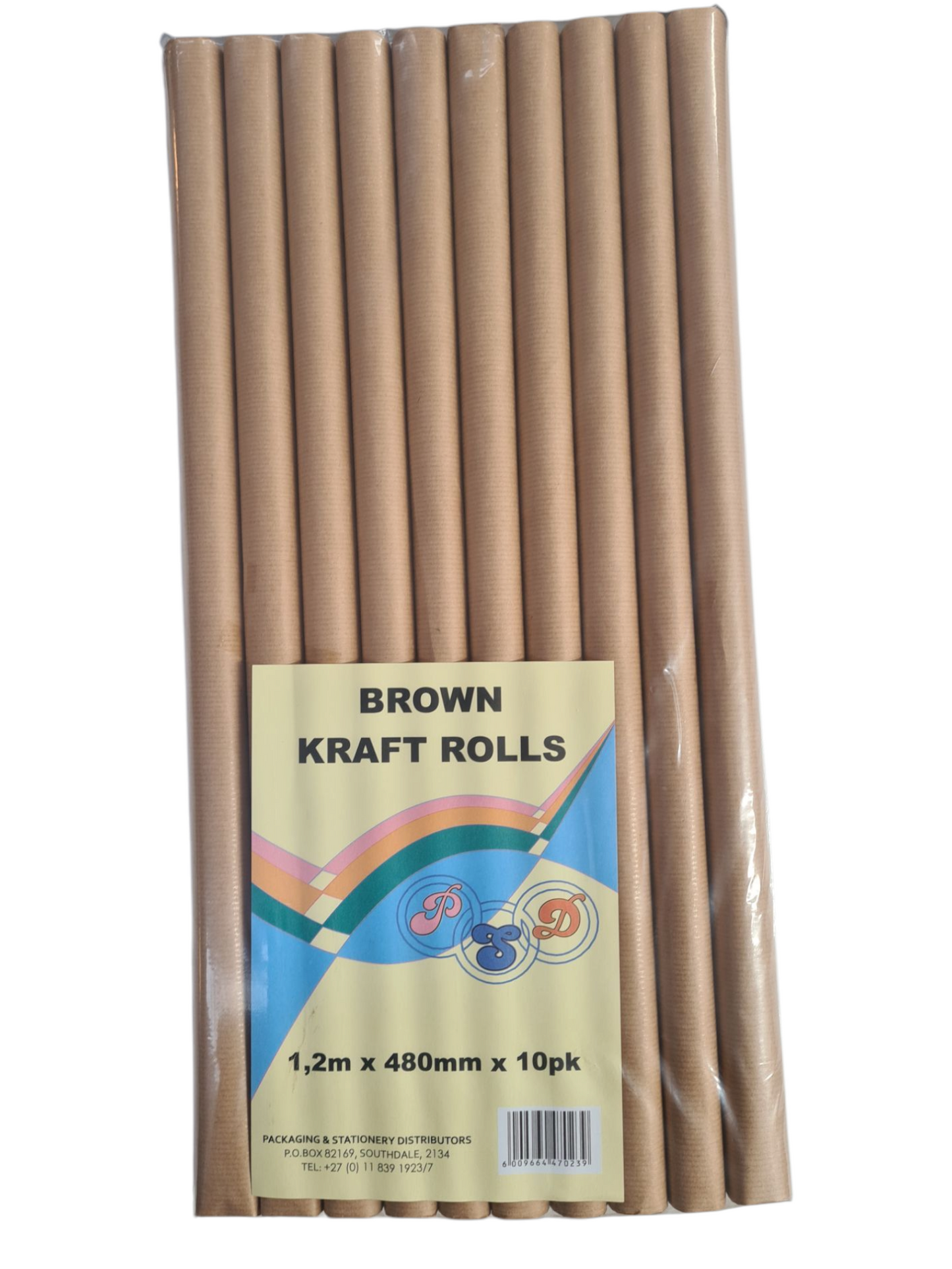 PSD BROWN ROLLS 1.2MX480MM 10'S