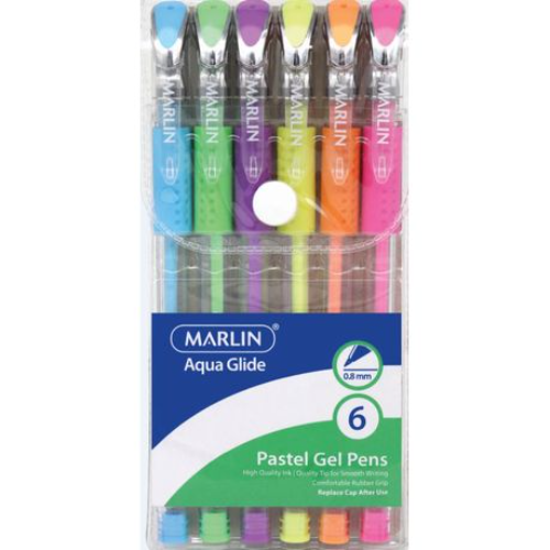 AQUA GLIDE PASTEL GEL PENS