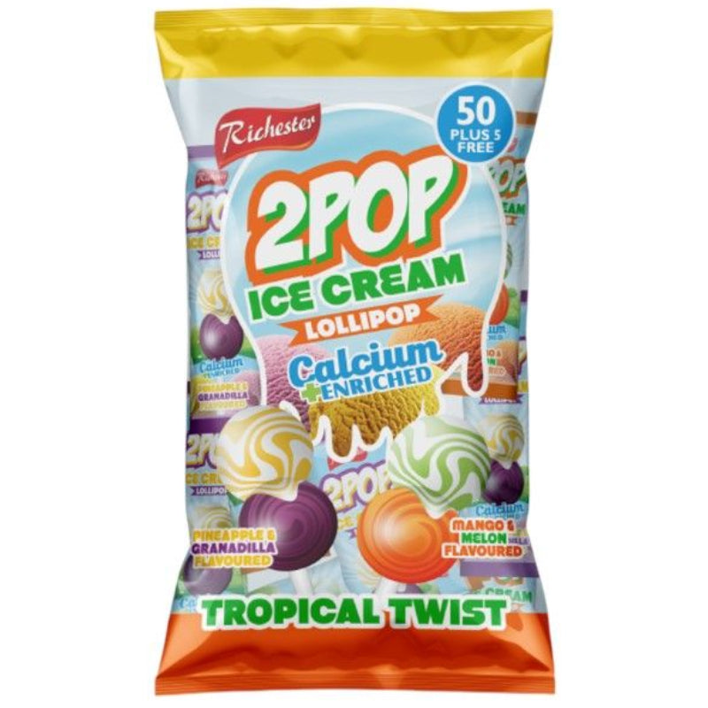 2Pop Ice Cream Lollipop Pack x55
