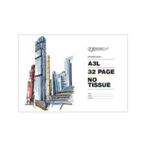 A3L DRAWING BOOK 32PG (NO TISSUE)