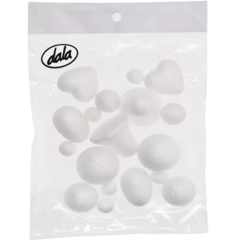 Dala Assorted Foam Shapes 20s