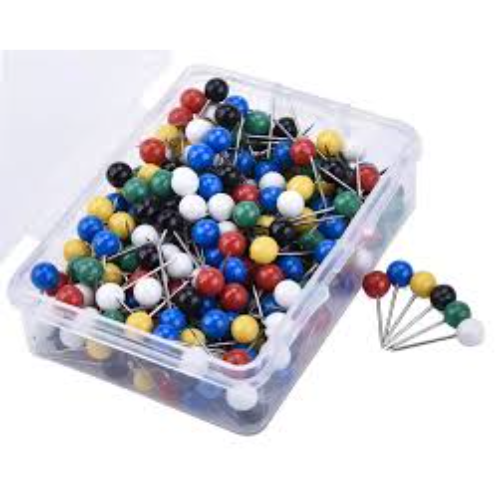 MAPPING/PUSH PINS BALL TYPE 20'S PSD