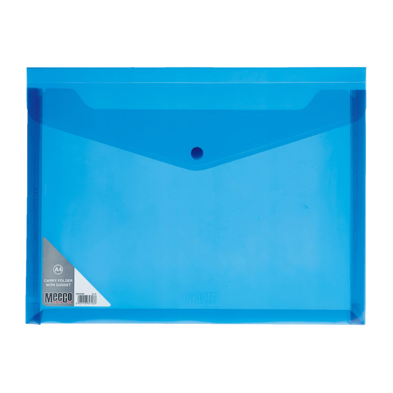 A4 Carry Folder Expandable Blue