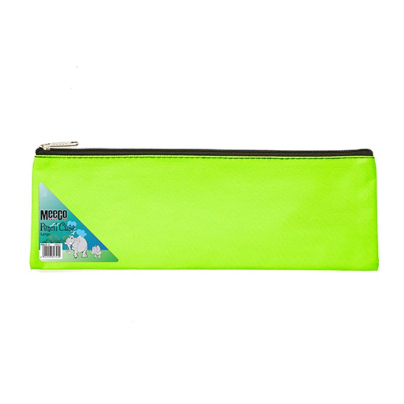 Meeco Pencil Case Nylon Green 32cm