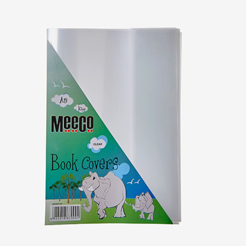 Meeco Fitted A5 Book Covers 10pc