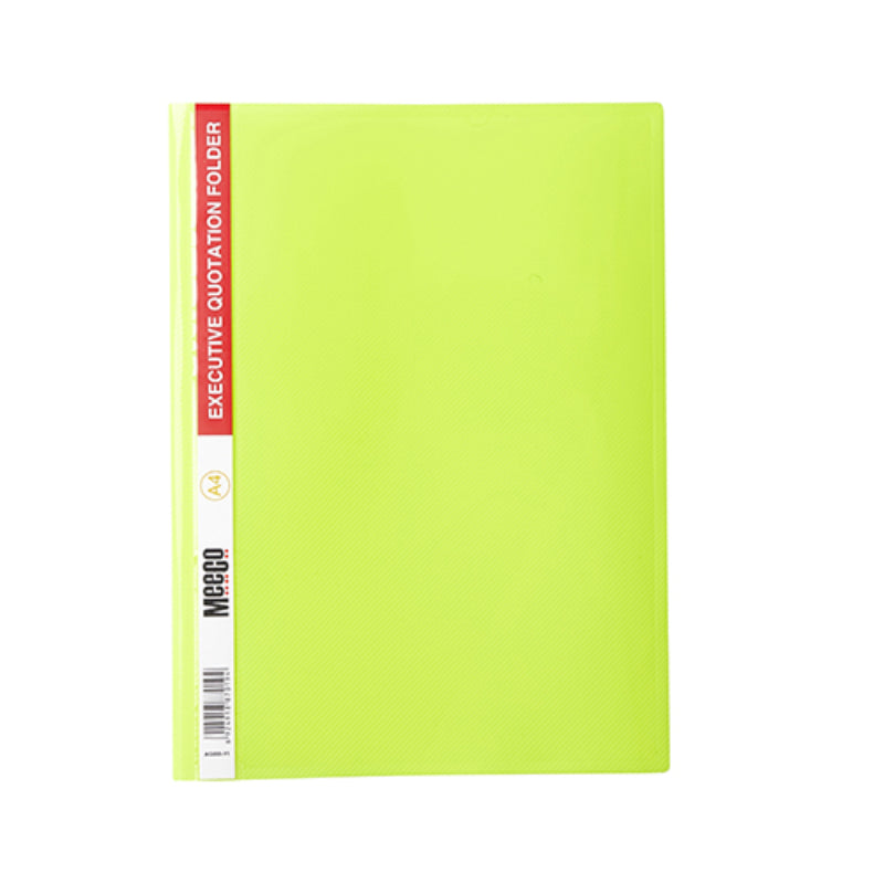 Meeco Premium Yellow Quotation Folder