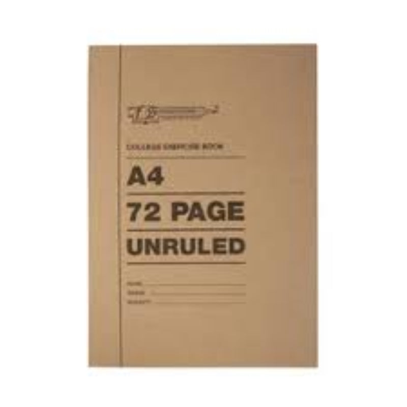 A4 72 Page Unruled