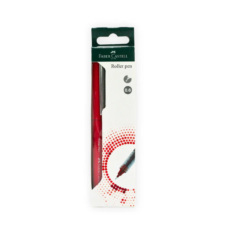 Faber Castell Roller Ball Pen 0.6 Red