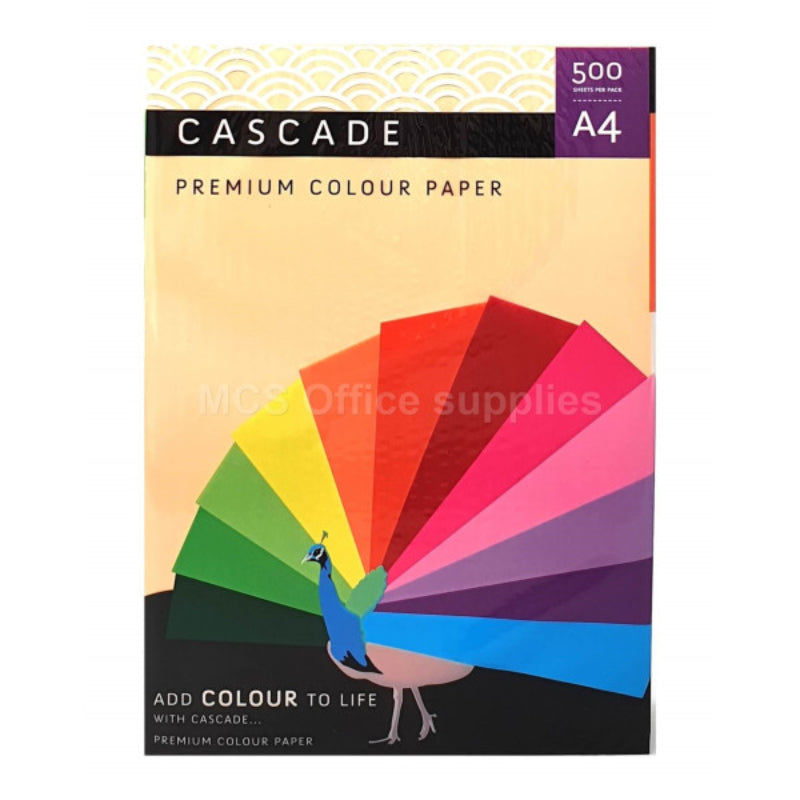 Cascade A4 80G Peach Ream
