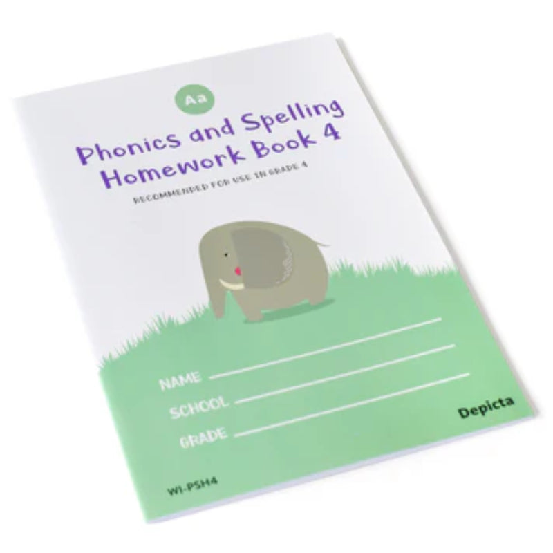 Phonics and Spelling Homework Book 4