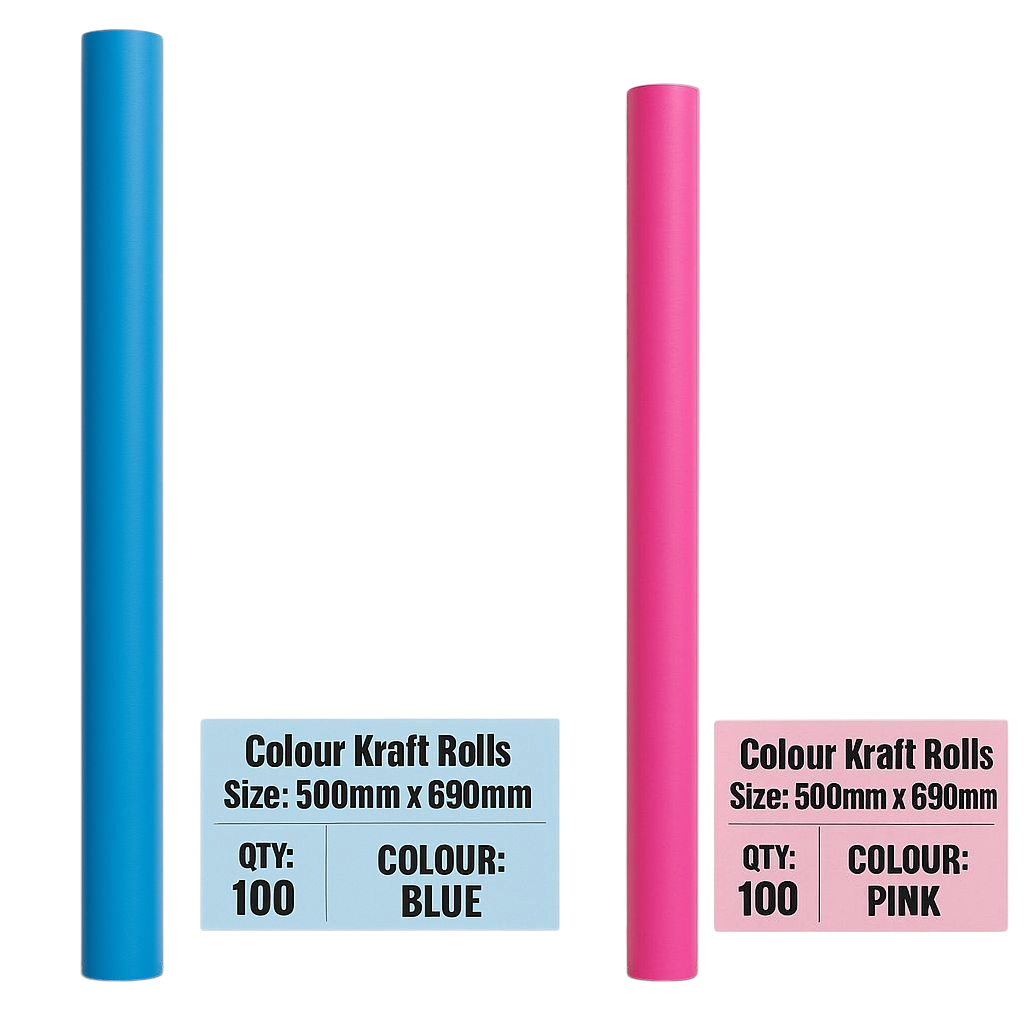 KRAFT ROLL ASSORTED 500X690