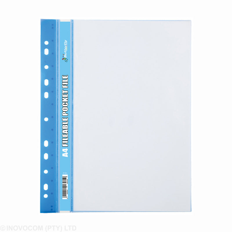 Fileable Pocket File - A4 50?m (Blue) -