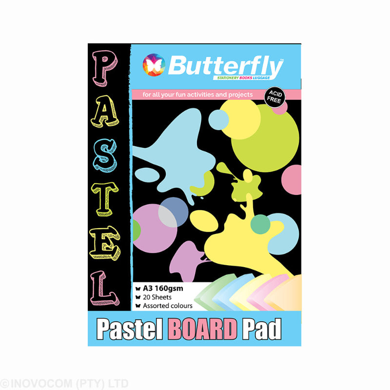 Board Pads - A3 160Gsm 20 Sheets - Paste