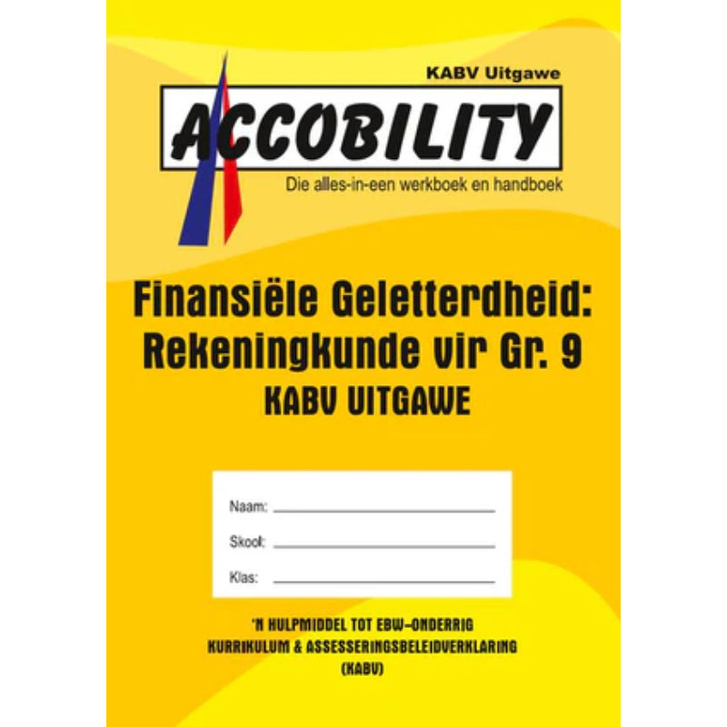 Accobility Finansiele Geletterheid Gr 9