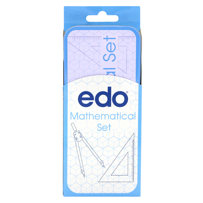 Edo math sets 9 piece in metal container