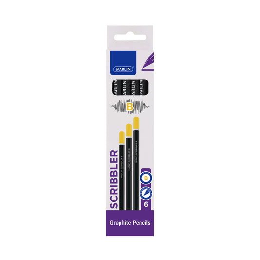 Marlin Graphite Pencils 6`s B NEW