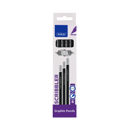 Marlin Graphite Pencils 6`s 6B NEW