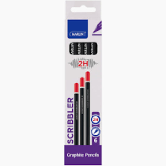 Marlin Graphite Pencils 6`s 2H NEW