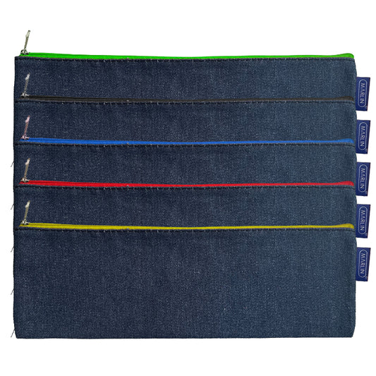 Marlin Denim pencil bag 34cm