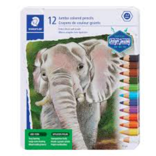 Staedtler Jumbo Color Pencils 12s Case