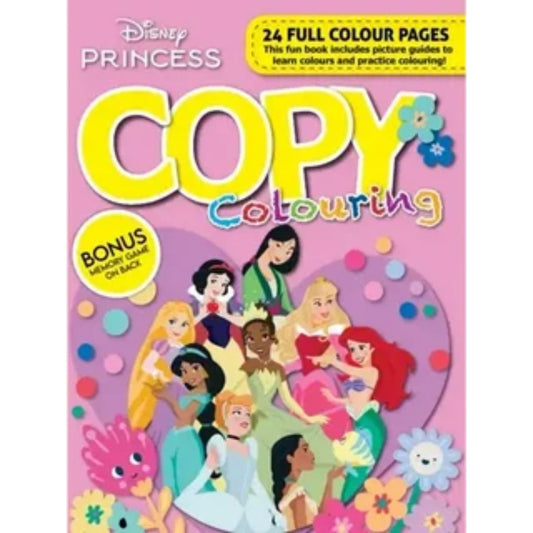Disney Princess - 24Pg Copy Colour Book
