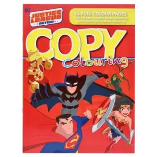 Justice League - 24Pg Copy Colour Book W