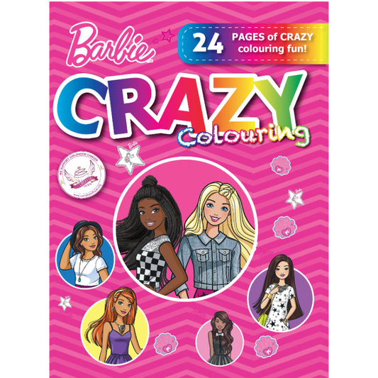 Barbie - 24Pg Crazy Colour Book Np