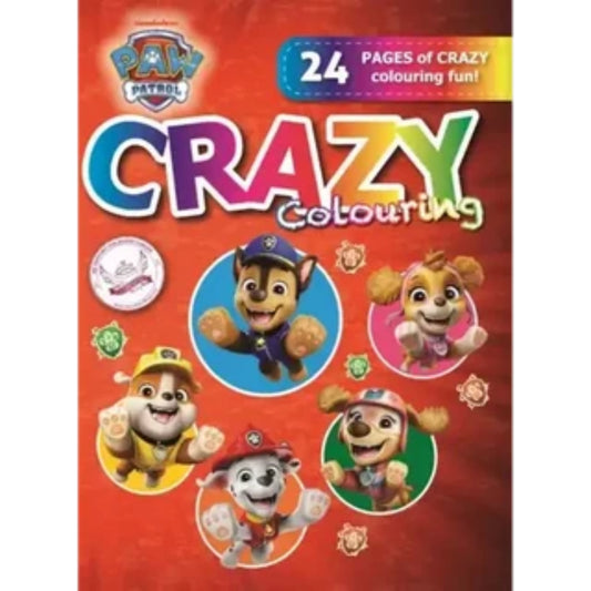 Paw Patrol - 24Pg Crazy Colour Book Np