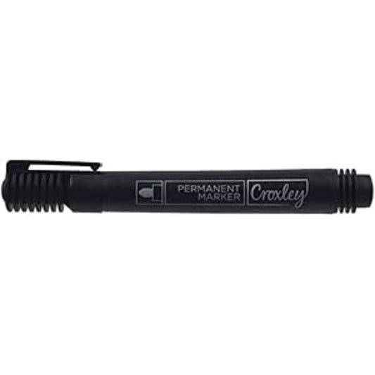 Croxley Permanent Marker Balck 10s