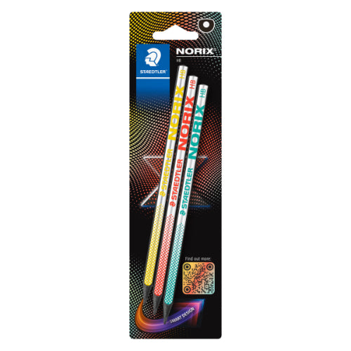Staedtler Norix HB 3 Piece Pencil Set