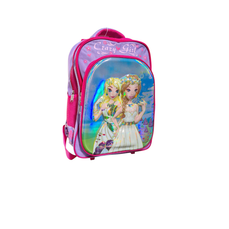 Charmza Princess Trolley Bag Purple/Pink