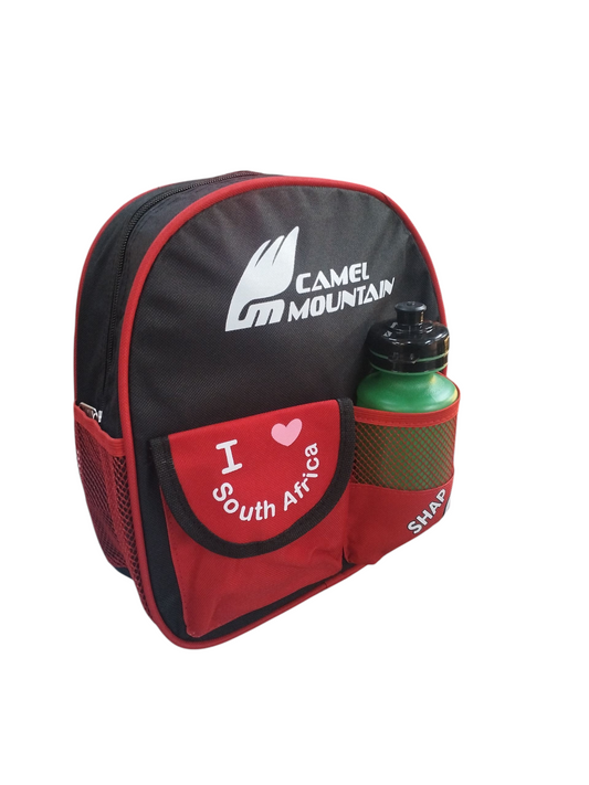Camel Mountain Thumbs Up Combo Backpack Black/Red