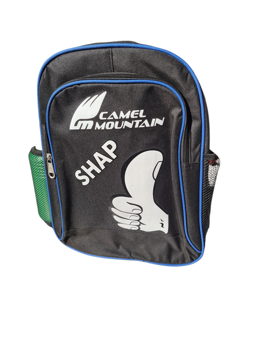 Camel Mountain Thumbs Up Combo Backpack Black/Blue
