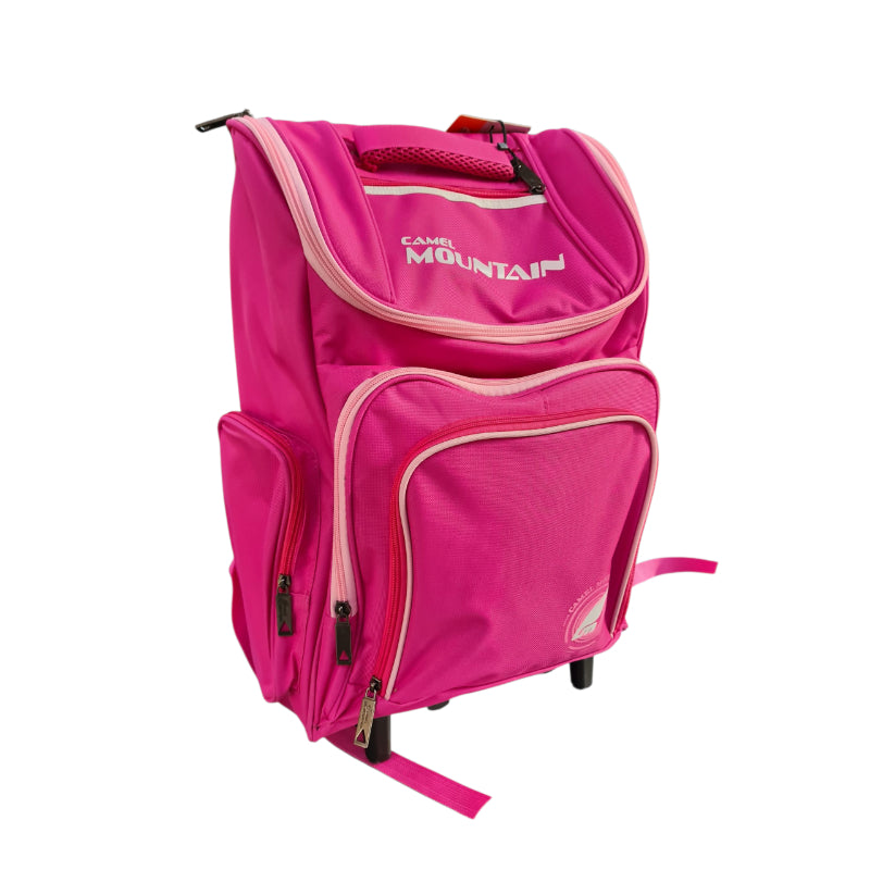 Camel Mountain Large Trolley Bag D.Pink