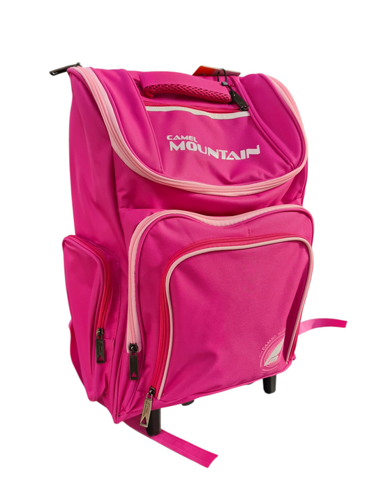 Camel Mountain Large Trolley Bag D.Pink