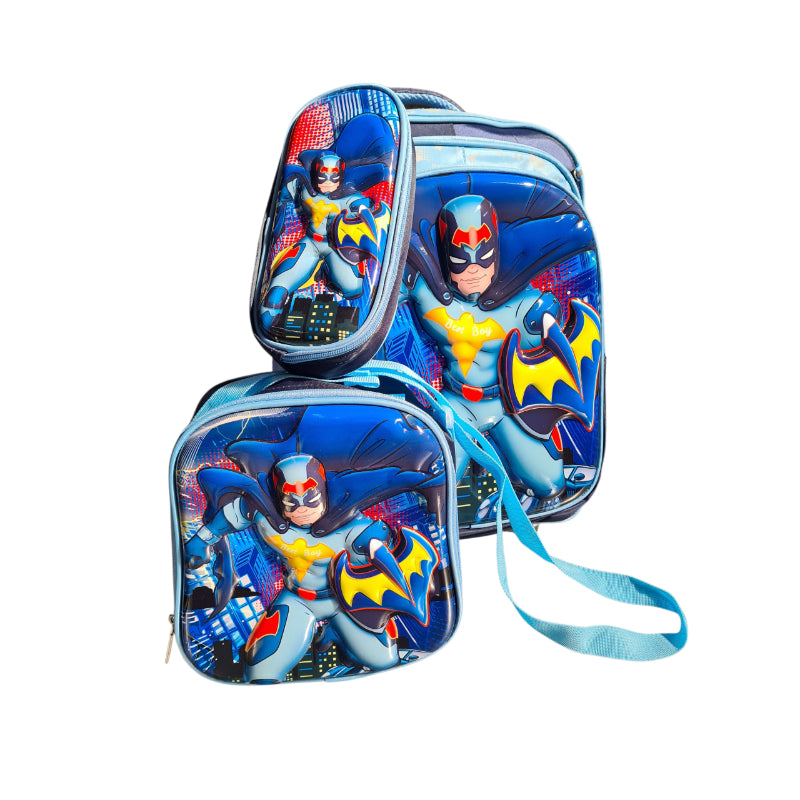 Best Boy 3 Pc Trolley Bag Light Blue/Nav