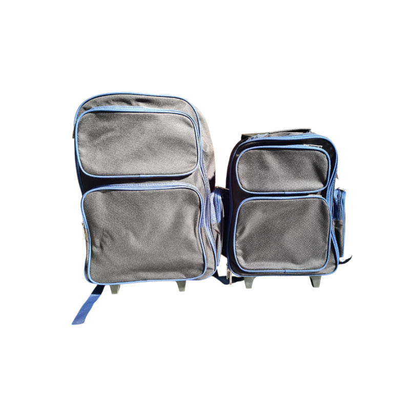 Best Boy 2Pc Trolley Bag Black/Navy