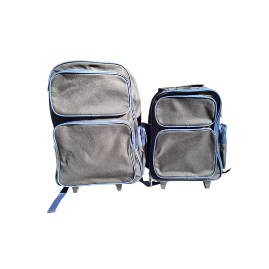 Best Boy 2Pc Trolley Bag Black/Navy