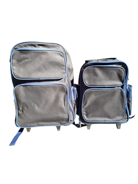 Best Boy 2Pc Trolley Bag Black/Navy