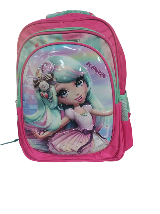 Kings Urban Gear Princess Backpack Pink/Turquoise