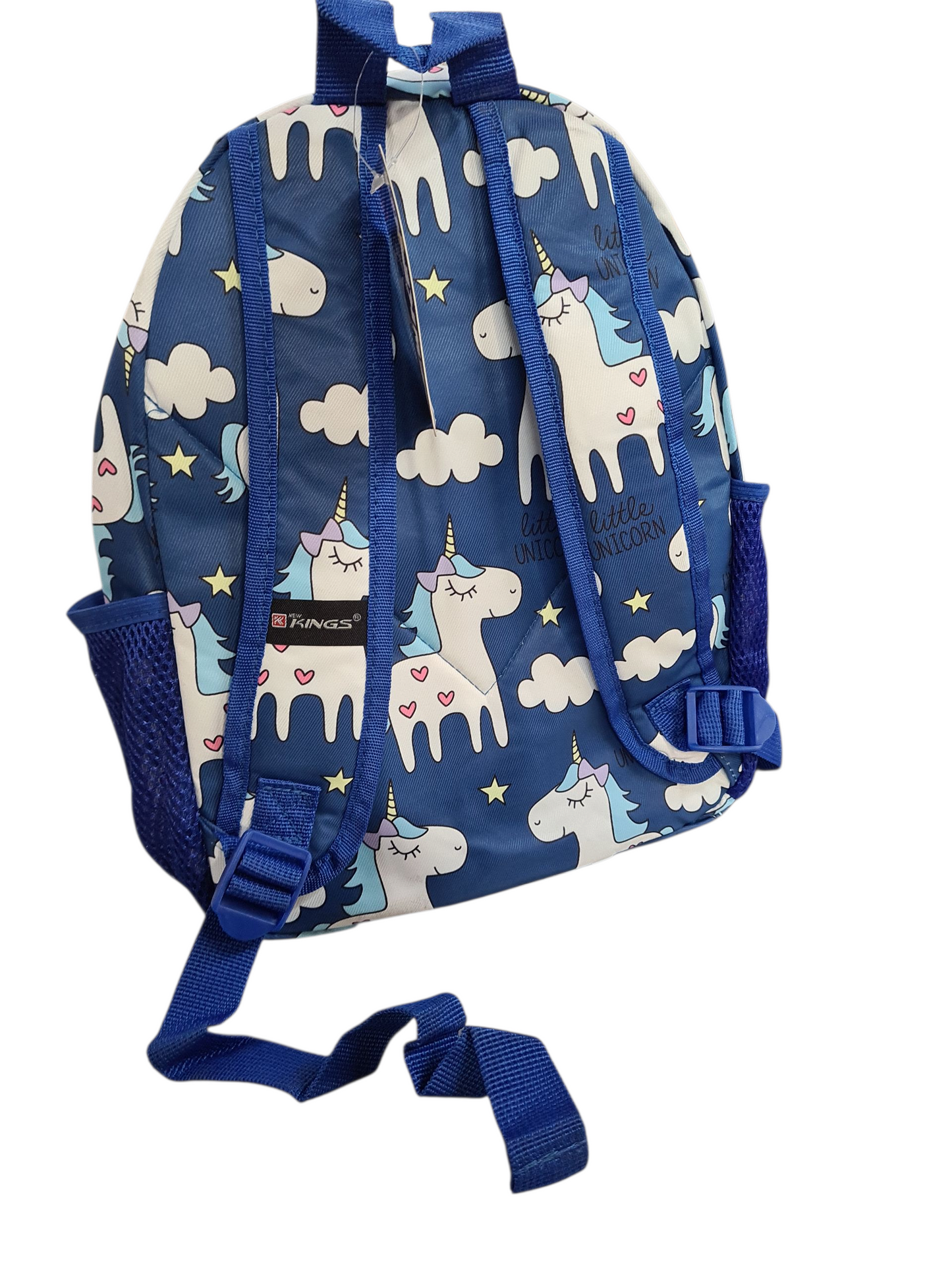 New Kings Unicorn Backpack Blue
