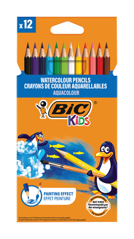 BIC Watercolor Pencils 12s