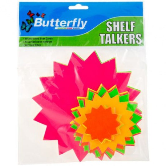 Shelf Talkers 50s Assorted Stars