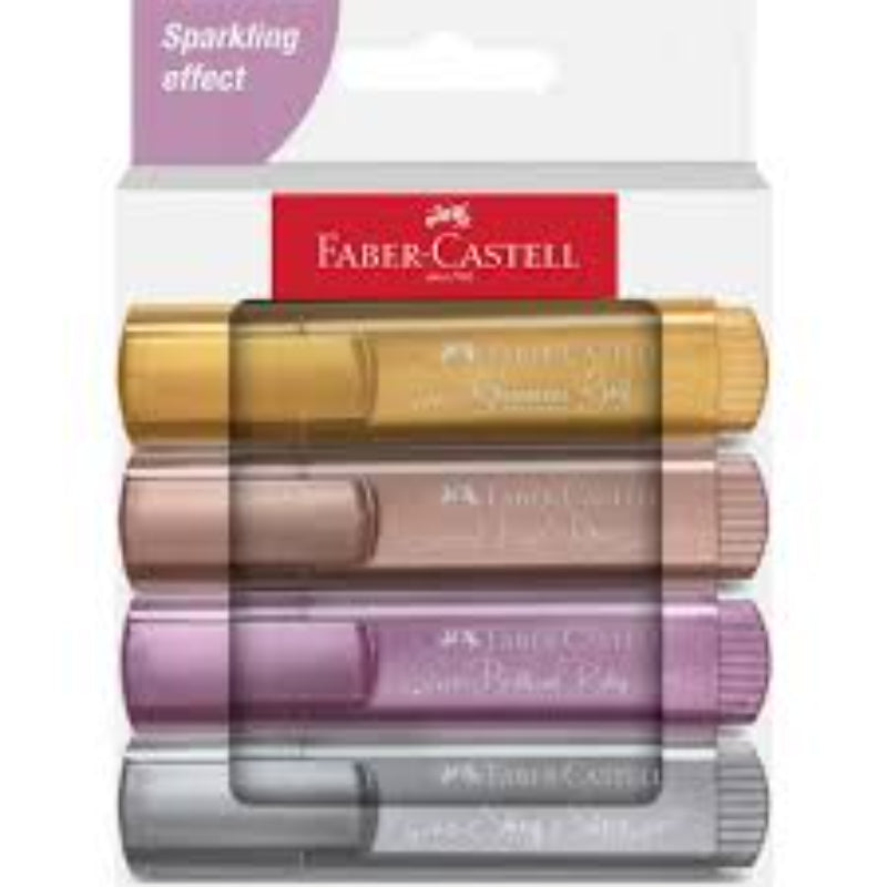 Faber Castel Highlighters 4s Metallic