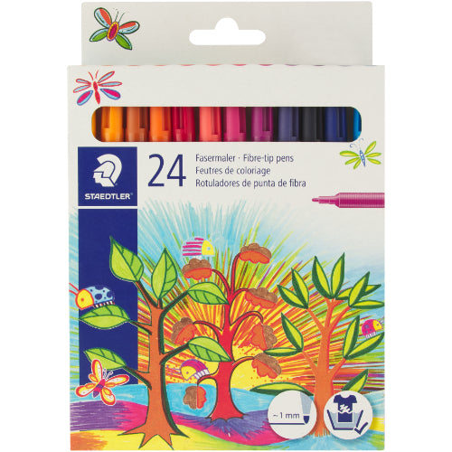 Staedtler Fibre Tip Pens Kokis 24 Pack