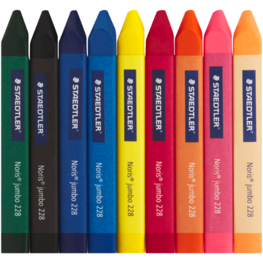 Staedtler Wax Crayons 9s Triangular