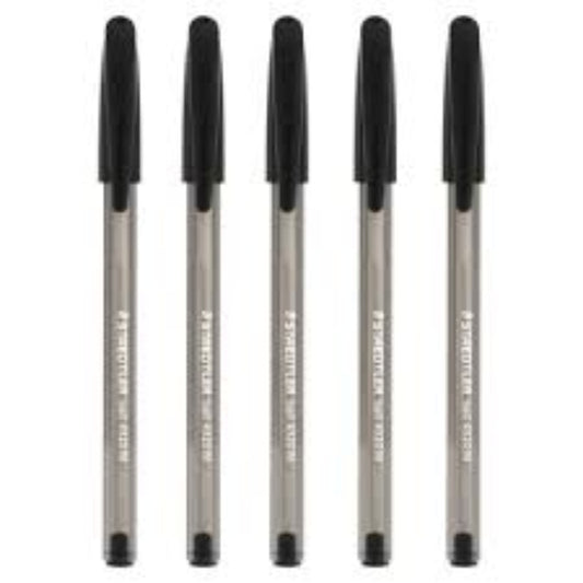 Staedtler Ballpont Pens Black 5
