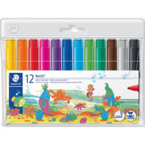 STAEDTLER JUMBO MARKERS 12'S
